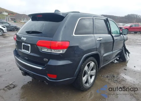 2015 Jeep Grand Cherokee Overland z USA, uszkodzony, nr VIN 1C4RJFCGXFC135459